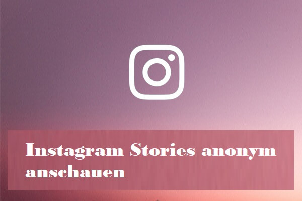 (2025) Instagram Stories anonym anschauen - 3 einfache Methoden