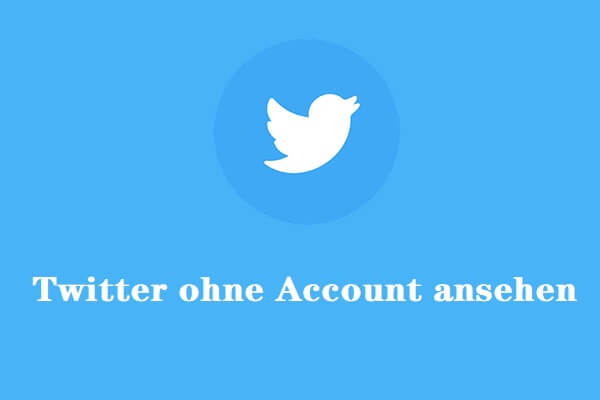 Eine Kurzanleitung, wie man Twitter ohne Account ansehen kann