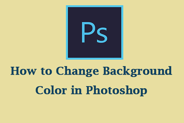 How to Change Background Color in Photoshop