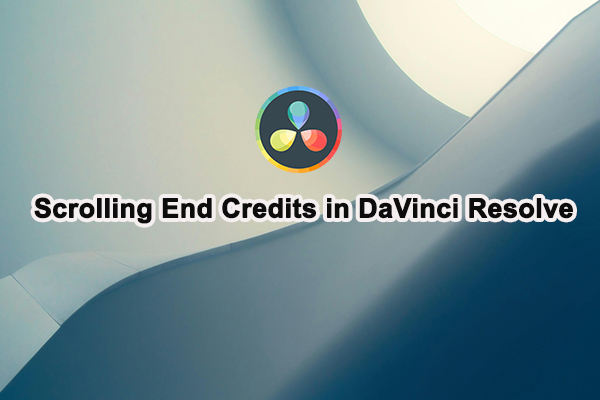 Creating Scrolling End Credits in DaVinci Resolve: A Quick Guide